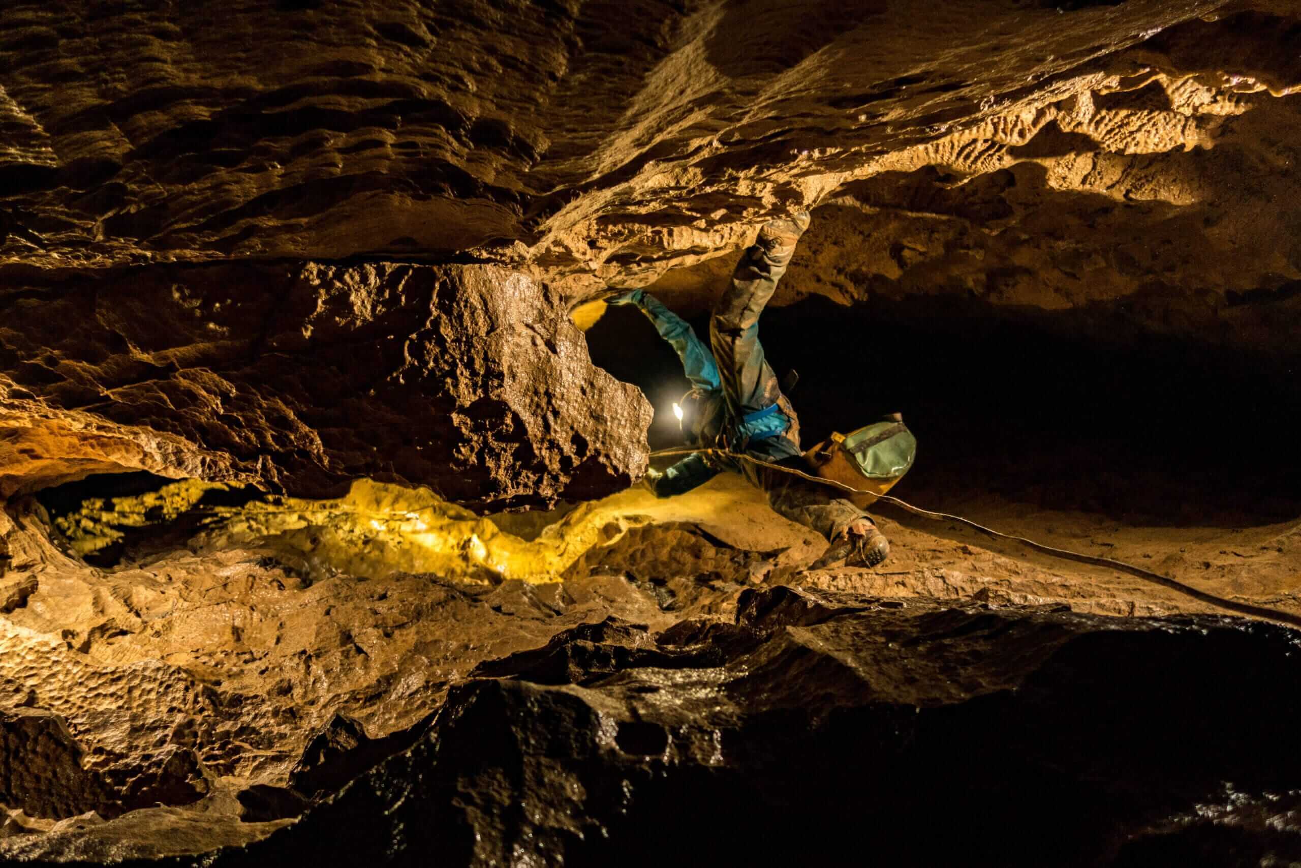 spéléo en escalade